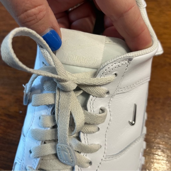 Nike x Jacquemus J Force 1 low white sneaker shoe size 9 women’s - Picture 7 of 14